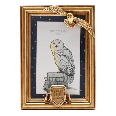 Harry Potter Photo Frame Gold Hedwig 4x6 Hogwarts Alumni Home Gift