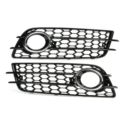 Plating Front Fog Light Cover Honeycomb Hex Grille Grill