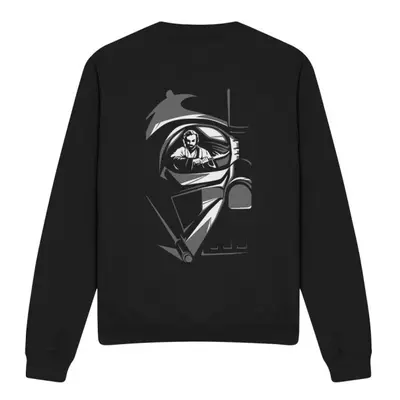 (XL, Black) Star Wars Unisex Adult Obi Wan Kenobi Vader Eye Sweatshirt