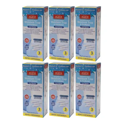 6 x Acana Advanced Safety Moisture Trap And Freshener - Refills