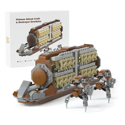 Star Wars Droid Carrier Building Set with Battle Droid Minifigures