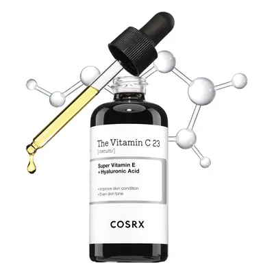 COSRX Pure Vitamin C percent Serum with Vitamin E Ascorbic acid Hyaluronic Acid, Hydrating Facia