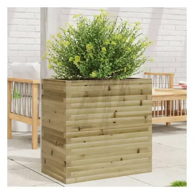 vidaXL Garden Planter Outdoor Flower Pot Planter Pot Impregnated Wood Pine