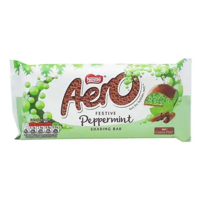 Aero Peppermint Mint Chocolate Sharing Bar - Pack of x 90G