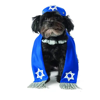 Rubie's Yarmulke and Tallis Dog Costume M-L