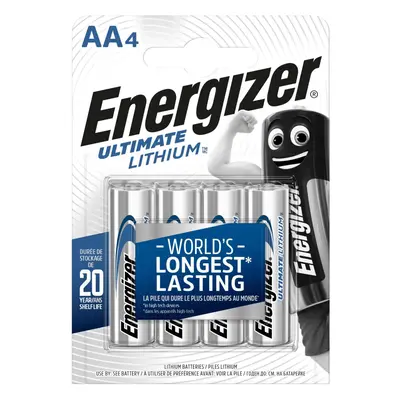 Energizer Ultimate Lithium AA Pack(4 Quantity)