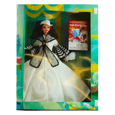 Barbie Doll as Scarlett OHara (black and white dress)