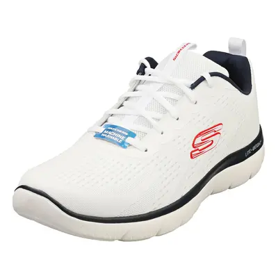 (8) Skechers Summits Torre Mens Casual Trainers in White Navy