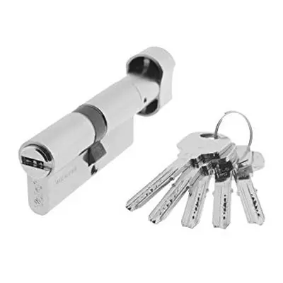 YL6P3535HN, Security Cylinder, YL6, Long Lave, Key-Button, Nickel, x mm