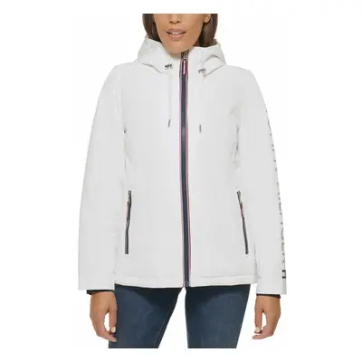 Tommy Hilfiger Women's Full Zip Heavyweight Softshell Hooded Fleece Li