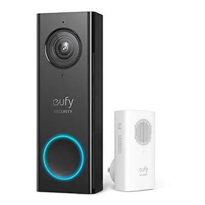 eufy Security Wi-Fi Video Doorbell, 2K Resolution, Real-Time Response, No Monthly Fees, Secure L