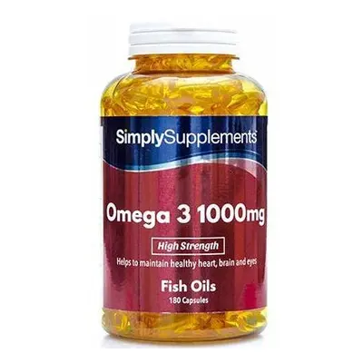 Premium Quality Omega 1000mg | Pharmaceutical Grade | Providing EPA & DHA | Capsules in total | 