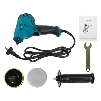 (Standard model, EU Plug) 600W Inch Car Polisher Speed Regulated Multifunctional Electric Polish