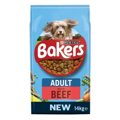 Bakers Adult Dog Food Beef and Veg, kg