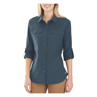 Carhartt Women's Rugged Flex Bozeman Shirt Twilight Medium