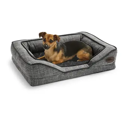 Silentnight Orthopaedic Pet Bed - Small Dog Cat Bed Memory Foam for Support, Machine Washable Co