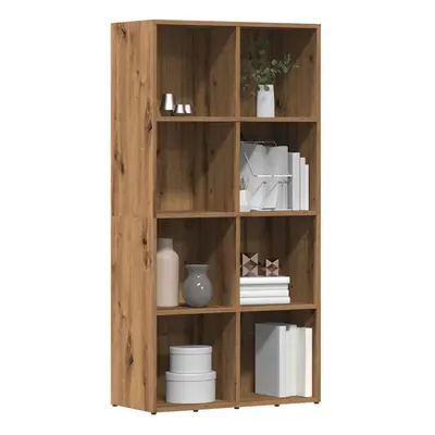 vidaXL Book Cabinet Artisan Oak 66x30x130 cm Engineered Wood