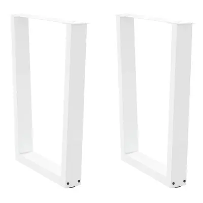 (white, x (72-73.3) cm) vidaXL Dining Table Legs V-Shape Desk Legs Kitchen Furniture Leg pcs Ste