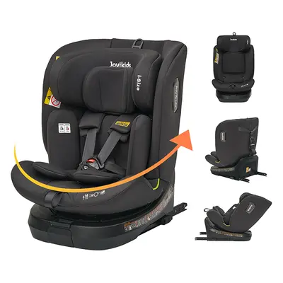 (Black) Jovikids Car Seat with isofix years Group 0/1+2+3