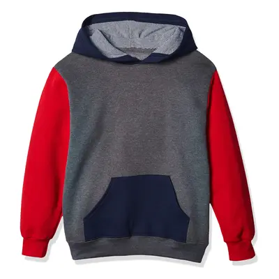 Fruit of the Loom Boys' Fleece Hoodie Sweatshirt Charcoal Heather/Tru