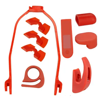 (Red) 3D Printing Fender Mudguard Support Protection Starter Kit Scooter Accessories Parts Repla