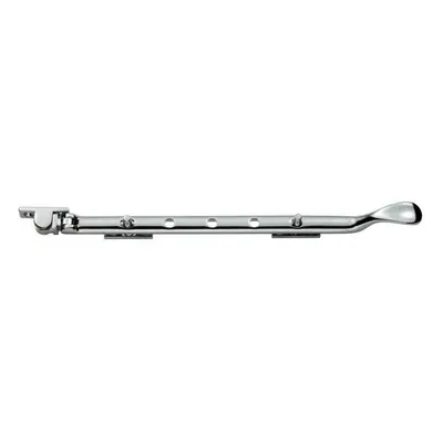 Victorian Casement Window Stay 300mm Length Pins Included Polished Chrome