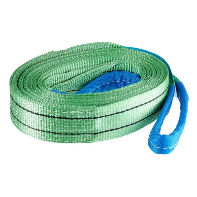 20042HB Lifting Strap kg Load Capacity m Length with Reinforced End Loops Green