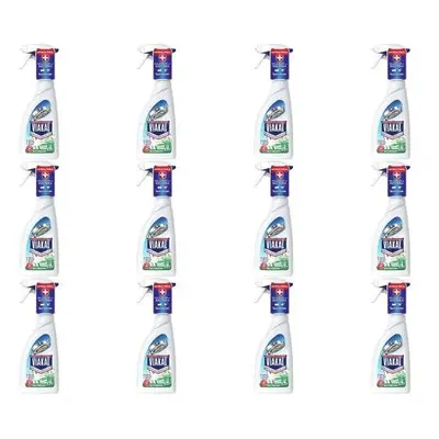 Viakal in Bathroom Limescale Remover Anti-Bacterial Spray 500ml (Pack of 12)