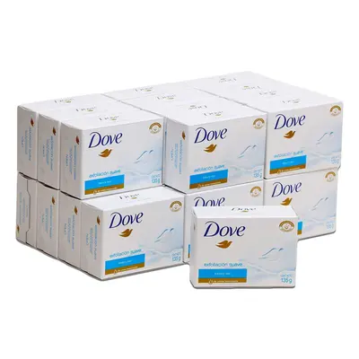 Dove Beauty Bar Soap Gentle Exfoliating Mositurizing Clean Body- 4.75oz ( Pack of 24)