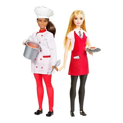 Barbie Friend Careers Chef & Waiter Doll Set