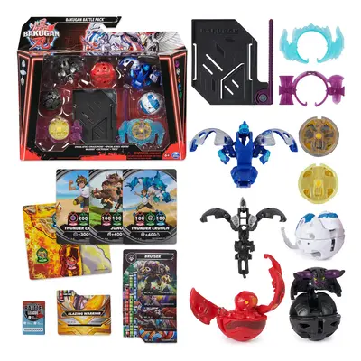 Bakugan Battle 5-Pack, Special Attack Dragonoid, Ventri, Bruiser, Octogan, Trox; Customizable, S