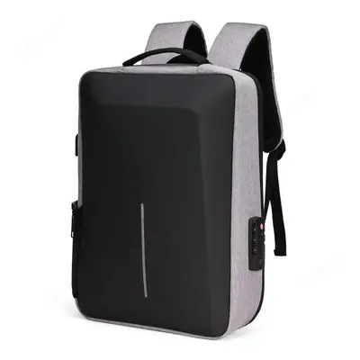 (Gray) inch Laptop Backpack Anti-theft Waterproof School Backpacks with USB Charging Travel Lapt