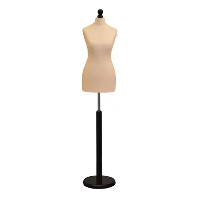 (Female Size 6/8) Female Tailors Dummy Cream Dressmakers Fashion Students Mannequin Display Bust