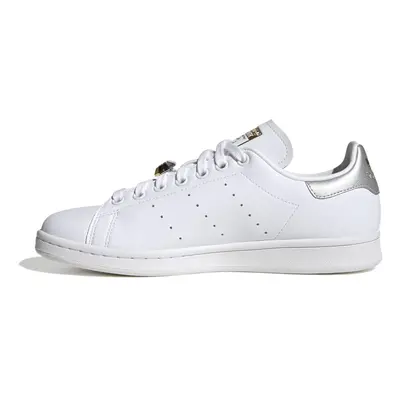 adidas Women's Stan Smith Sneaker White/Silver Metallic/Gold Metallic