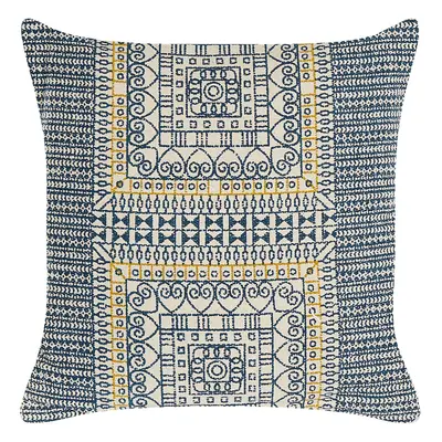 Cotton Cushion Geometric Pattern x cm Multicolour SIDI