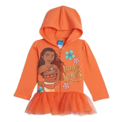 Disney Moana Toddler Girls Zip Up Hoodie 3T