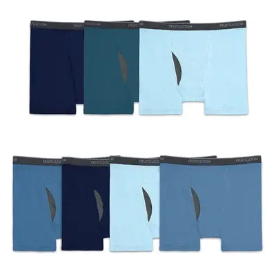 Fruit of the Loom Men's Coolzone Boxer Briefs Moisture Wicking & Breathable Color Multipacks Big