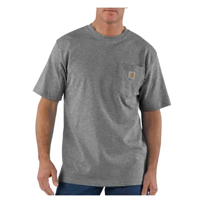 CarharttmensLoose Fit Heavyweight Short-Sleeve Pocket T-ShirtGranite H