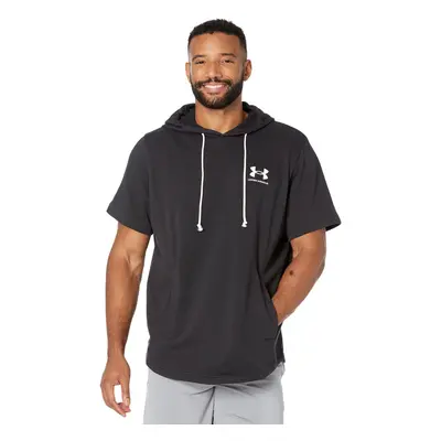 Under Armour Mens Rival Terry Short-Sleeve Hoodie (001) Black / / Ony