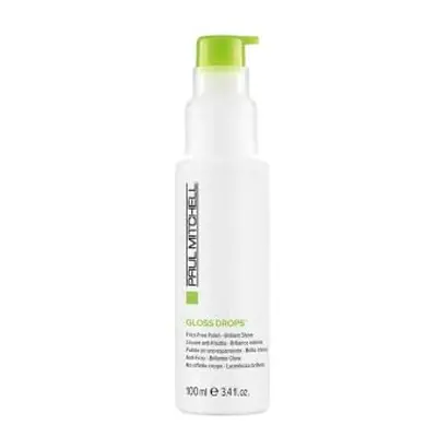 Paul Mitchell Gloss Drops Shine Serum, Frizz-Free Polish, Brilliant Shine, For Frizzy Hair, 3.4 