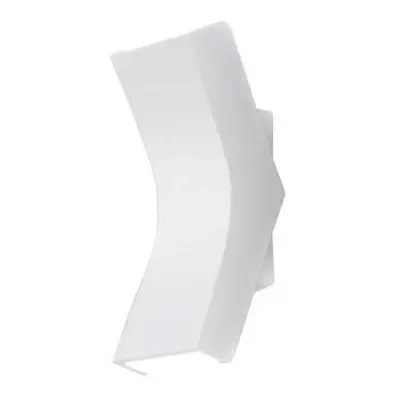 Grok Bend - LED Flush Up Down Wall Light White Lacquered 880lm 3000K