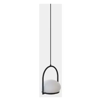 LEDS C4 Coco Single Globe Pendant Black, White E14