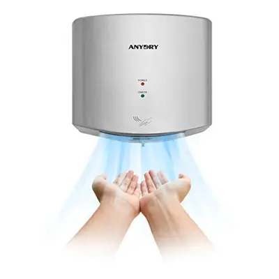 anydry 2630S Compact Hand Dryer Automatic High Speed Electric Hand Dryer,Commercial or Household