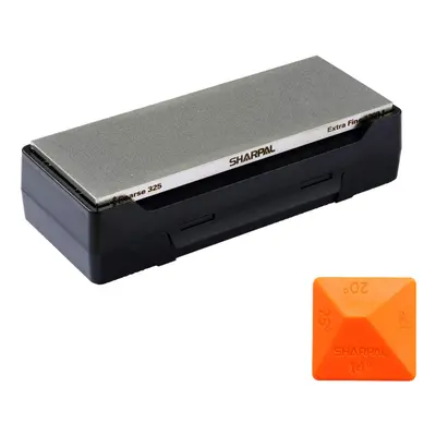 SHARPAL 162N Diamond Whetstone Knife Sharpener with Storage Base | Side Grit Coarse / Extra Fine