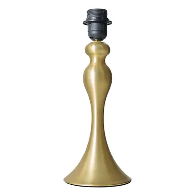 Modern Matt Gold Spindle Design Table Lamp Base