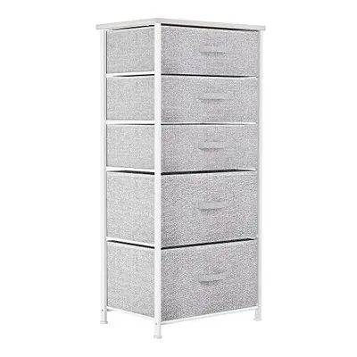 YITAHOME Chest of Drawers, Non-Woven Fabric 5-Drawer Storage Organizer Unit for Bedroom Living R