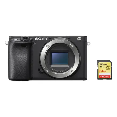 SONY A6400 Body Black + SanDisk Extreme 64G SD card