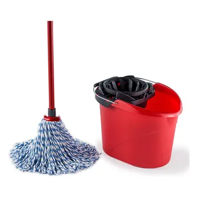 Vileda SuperMocio Microfibre and Cotton Mop and Bucket Set