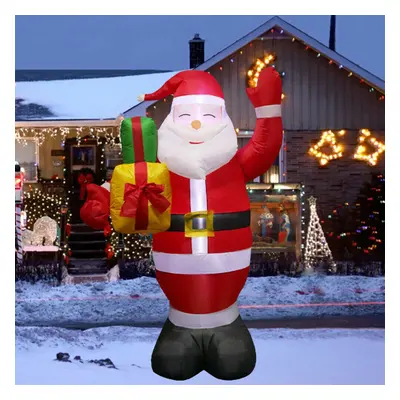 (Santa Claus) 1.5m Giant LED Christmas Santa Inflatable Snowman Yard Blow Up Outdoor Decor