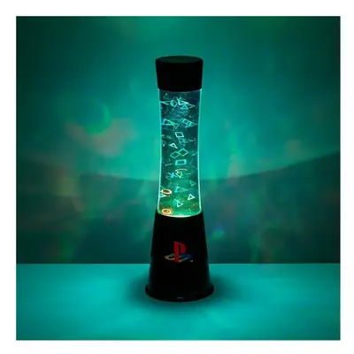 Stunning PlayStation Icons Flow Lamp Liquid Glitter Filled Gaming Light Great Gift For Any Gamer